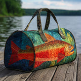 Gesteppte Reisetasche – Goldforelle