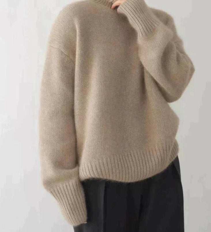 Amaya | Luxuriöser Kaschmir-Rollkragenpullover