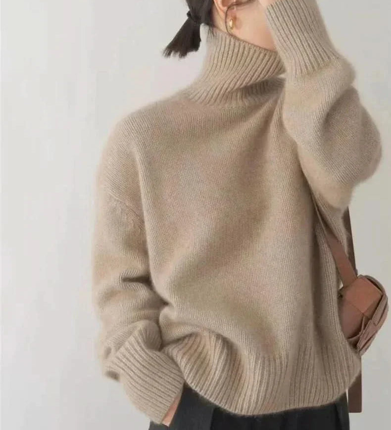 ISABELLA CASHMERE HOCHHALS-PULLOVER