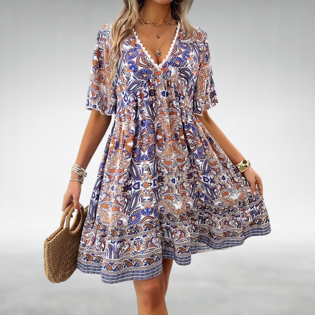 Quinley - Boho Swing Kleid