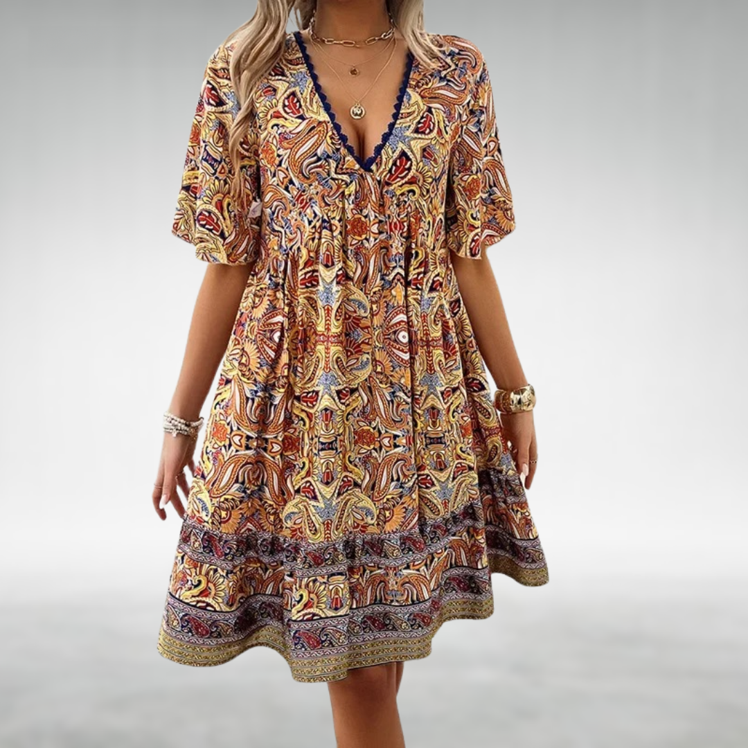 Quinley - Boho Swing Kleid