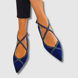 Noëlle™ | Elegante Mokassins in Marineblau