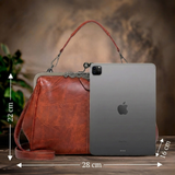 Lily™ | Vintage Vegane Lederhandtasche