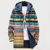Marianne™ | Kapuzenjacke mit Wellen-Ethno-Muster