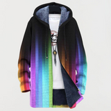 Anke™ | Kapuzenjacke im Regenbogenverlauf