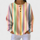 Maike™ | Pullover mit Regenbogenstreifen