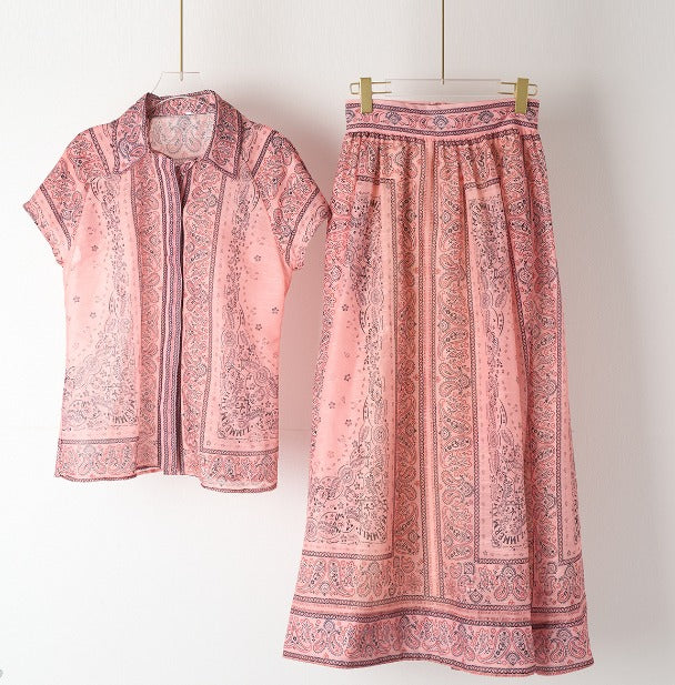 Adele - Bohemian Print Zweiteiliges Set