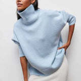 ARIA ÜBERGRÖSSE STEHKRAGEN-PULLOVER