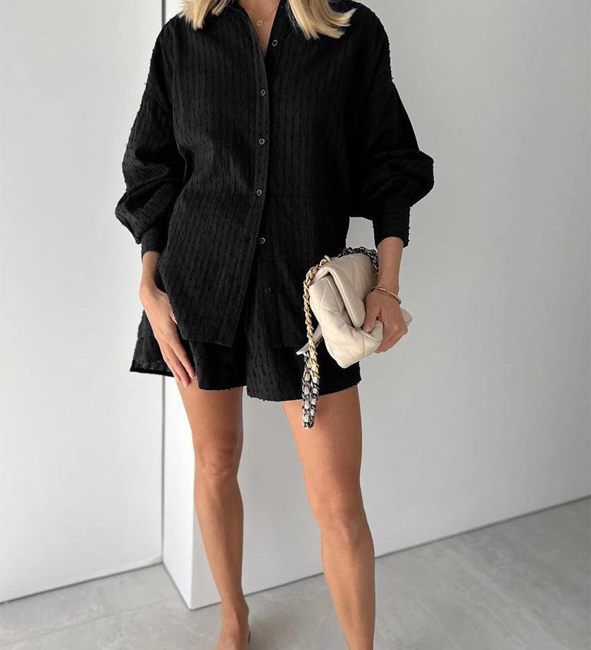 Elizabeth - Leichtes Hemd- und Shorts-Set