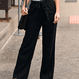Joleen - Damen Freizeithose mit Kordelzug und elastischem Bund