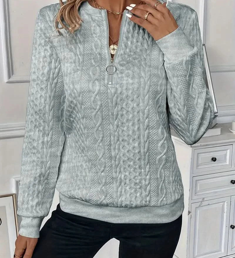 AMY | SWEATER MIT REISSVERSCHLUSS