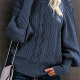 Lory | Langer, lässiger Pullover mit langen Ärmeln