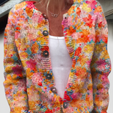 Helena™ | Cardigan mit Blumenmeer
