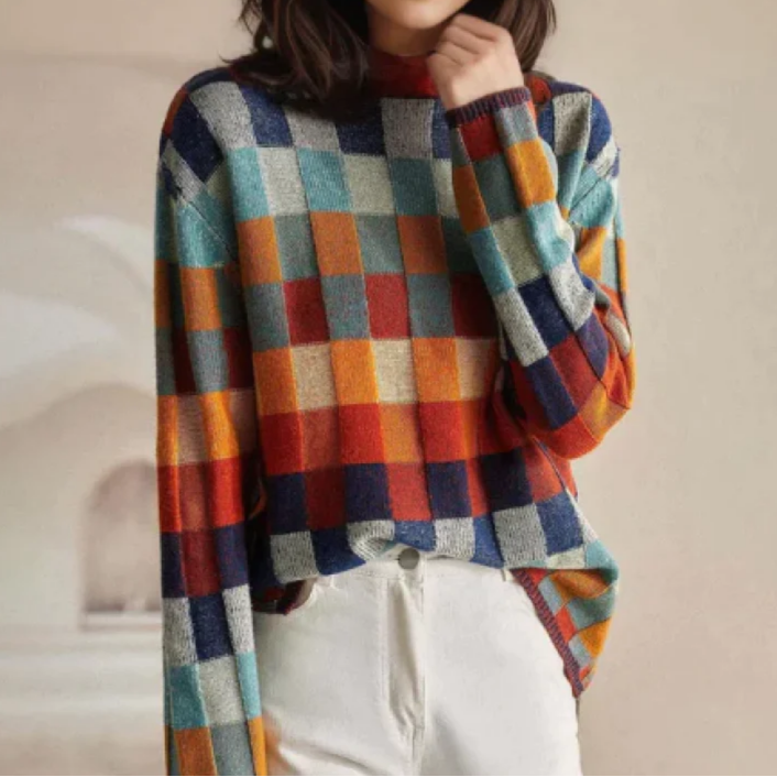 Isla | Retro Pullover Komfortabel