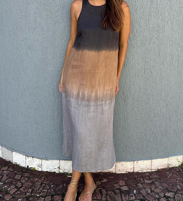 Heather - Lässiges Gradient-Kleid