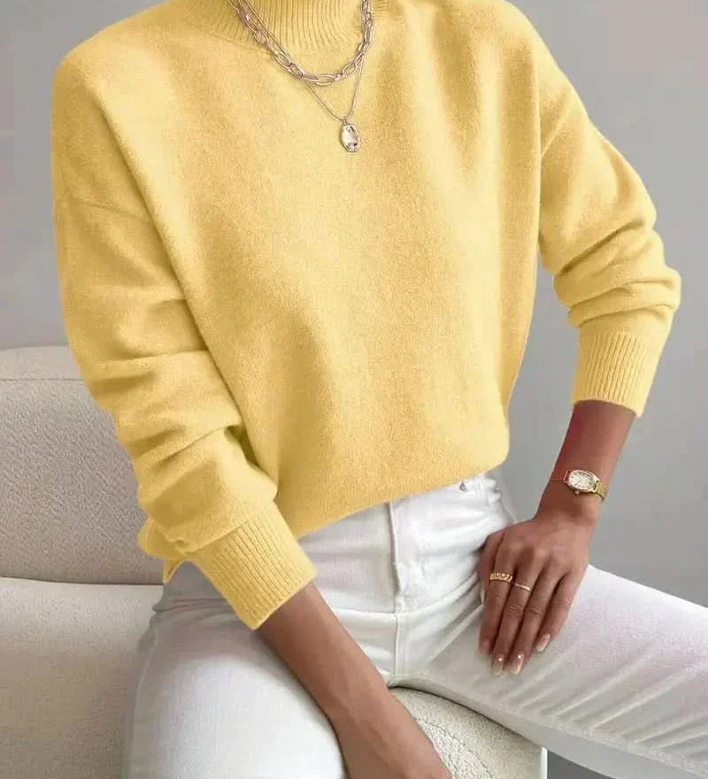 SERAPHINE ROLLKRAGEN-PULLOVER