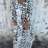 Jessa - Maxikleid mit Leopardenmuster