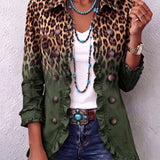 Barbara™ | Blazer im Leopardenverlauf