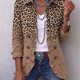 Claudia™ | Leoparden-Blazer mit Karamellverlauf
