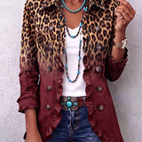 Barbara™ | Blazer im Leopardenverlauf