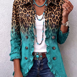 Barbara™ | Blazer im Leopardenverlauf
