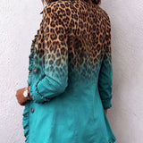Barbara™ | Blazer im Leopardenverlauf