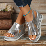 Baylie - Modische Metallic-Sandalen