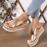 Baylie - Modische Metallic-Sandalen