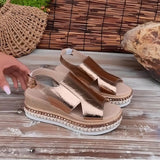 Baylie - Modische Metallic-Sandalen