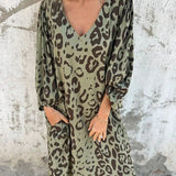 Jessa - Maxikleid mit Leopardenmuster
